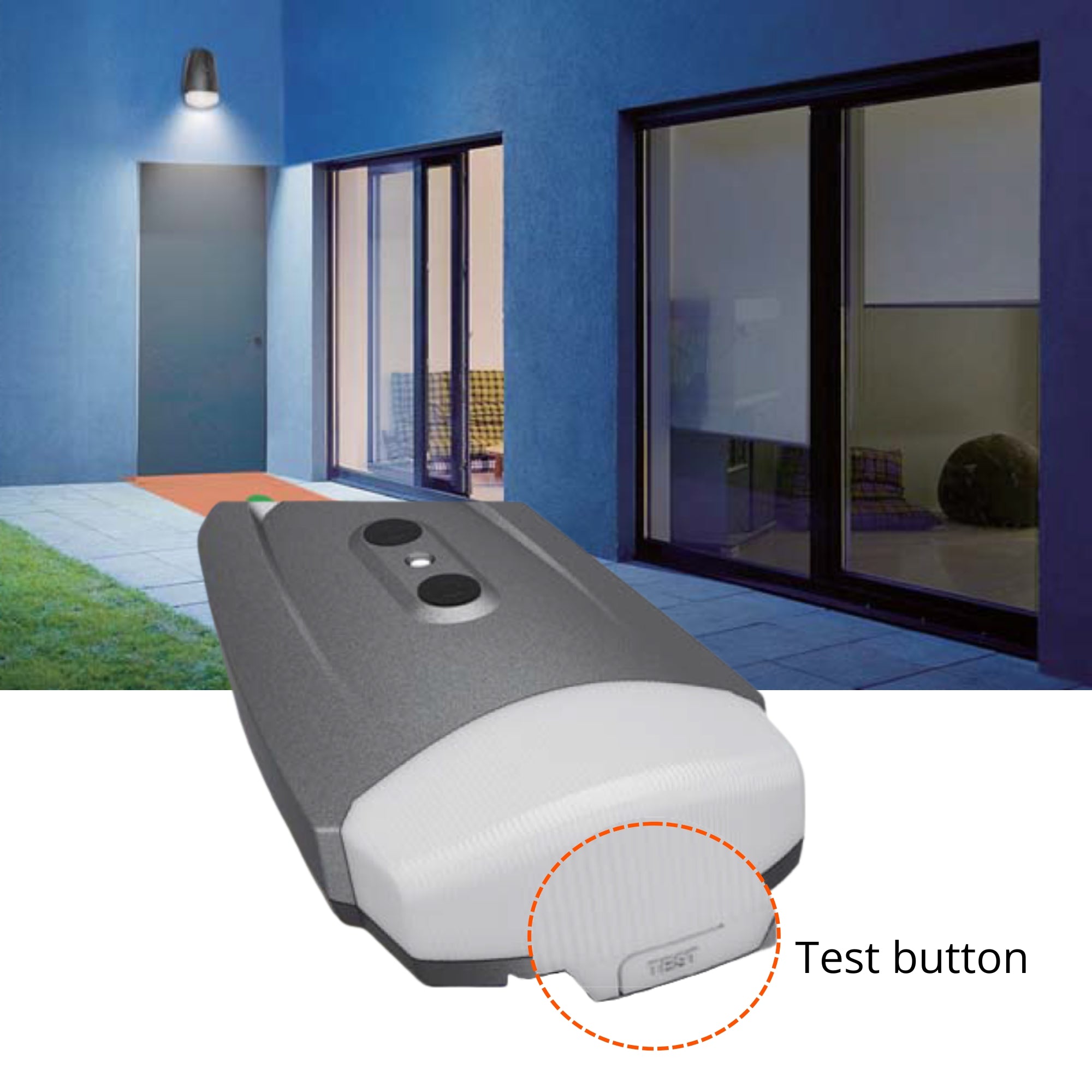 GLT LED Emergency Wall Mount 1400 Lumens 10W Selectable CCT 120-277V Photocell Bronze
