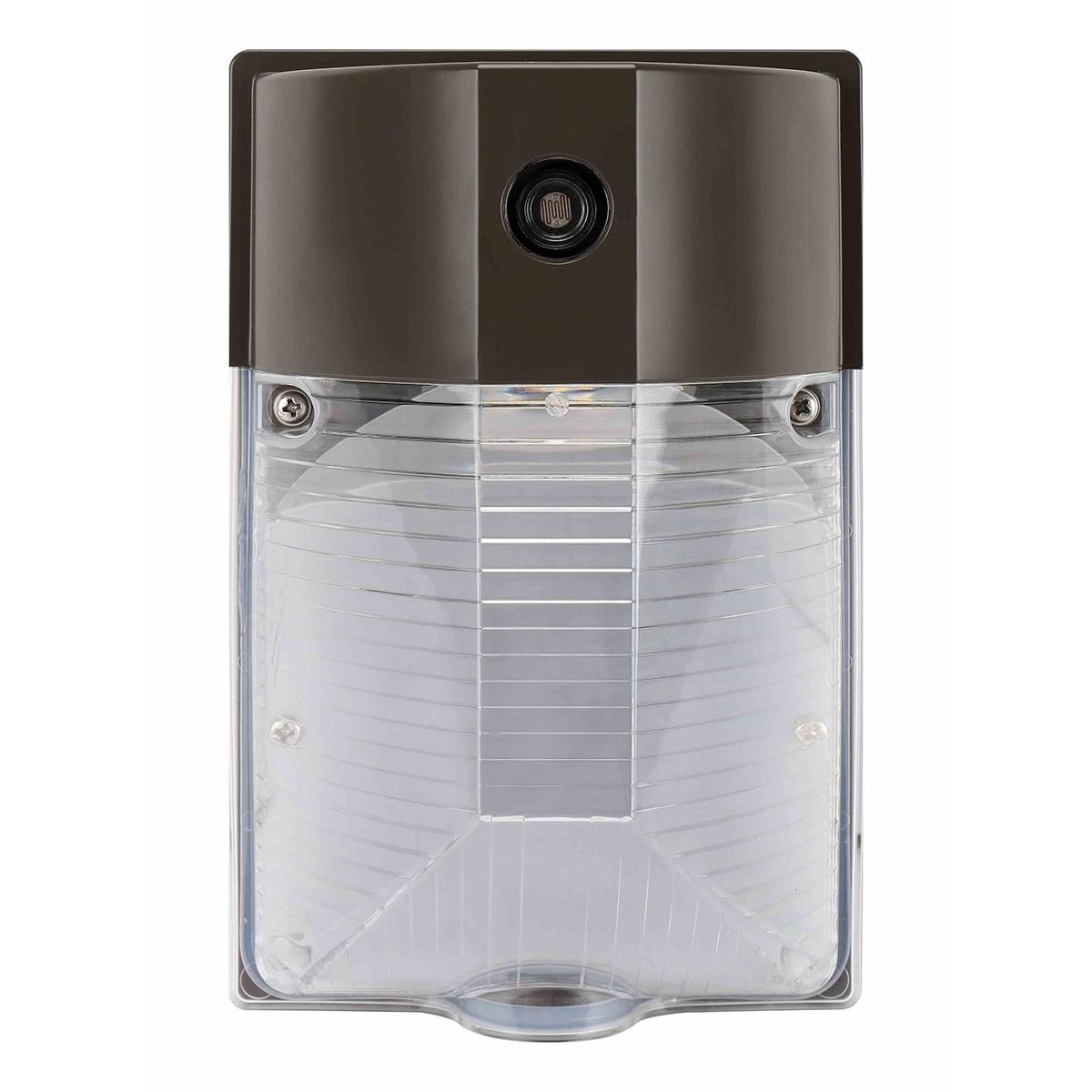 LED Mini Wall Pack With Photocell, 17W, 1950 Lumens, 5000K, 120-277V - Bees Lighting