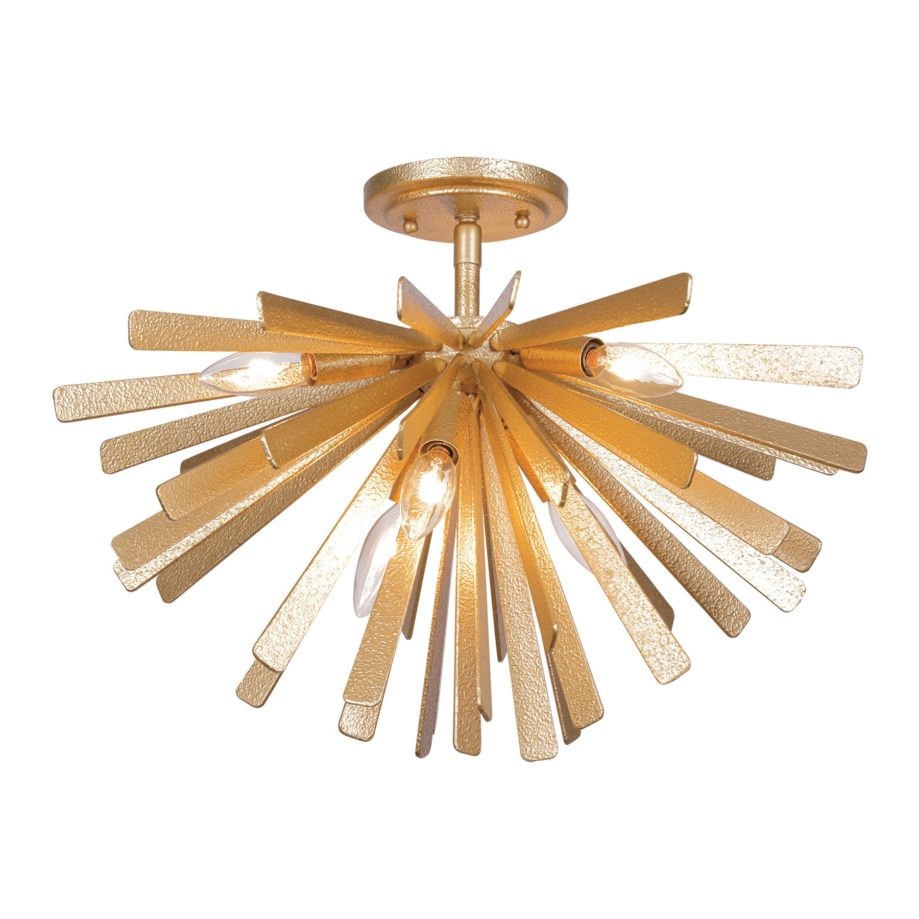 Confluence 20" 6 Lights Semi-flush Mount Light - Bees Lighting