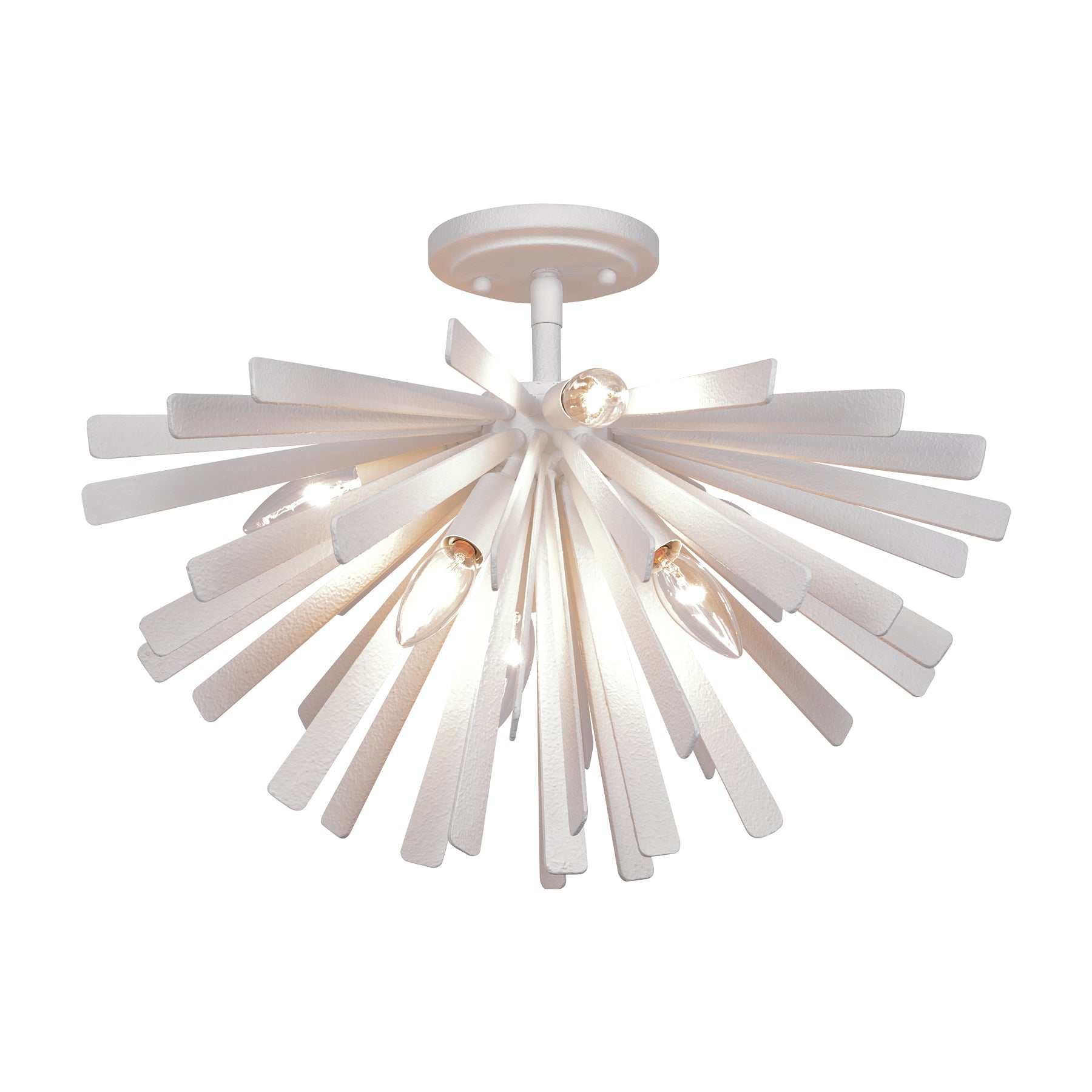 Confluence 20" 6 Lights Semi-flush Mount Light - Bees Lighting
