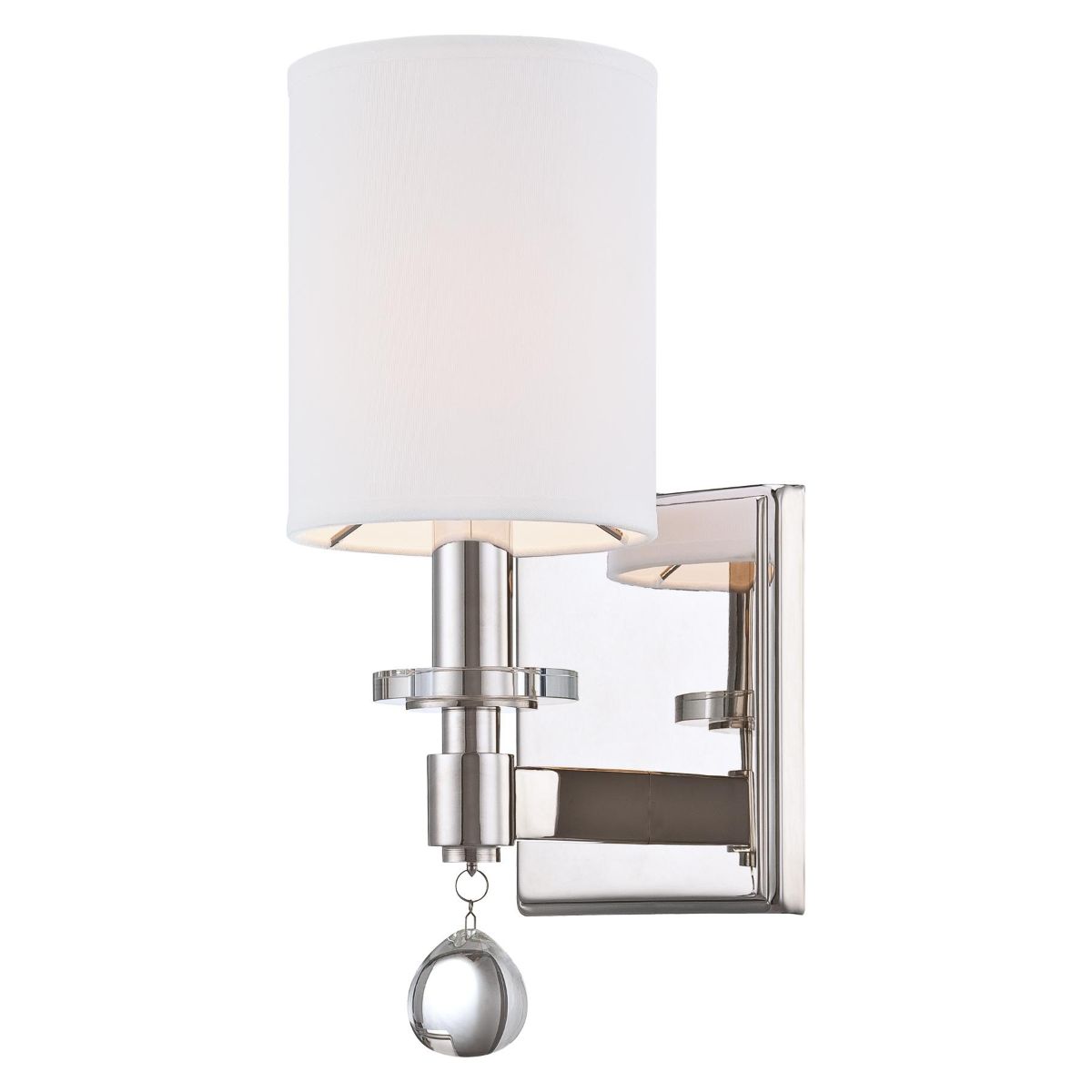 Chadbourne 13 in. Armed Sconce Polished Nickel finish