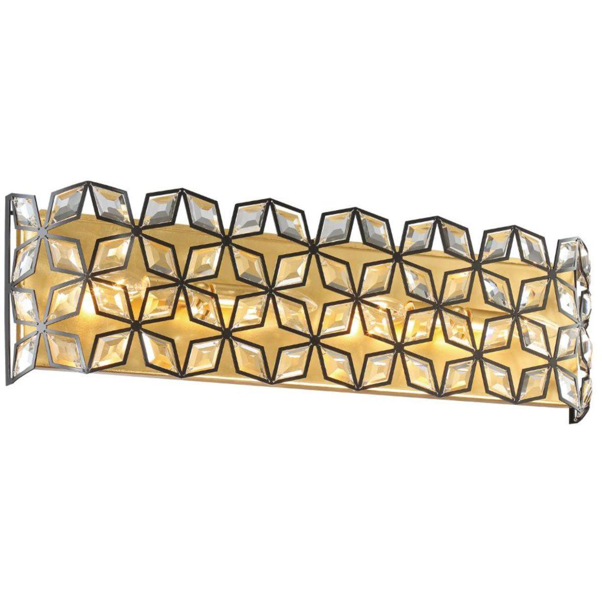 Brookcrest 27 in. 4 lights Bath Bar Gold finish - Bees Lighting