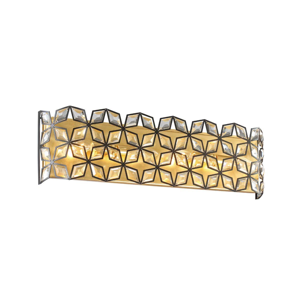 Brookcrest 27 in. 4 lights Bath Bar Gold finish - Bees Lighting