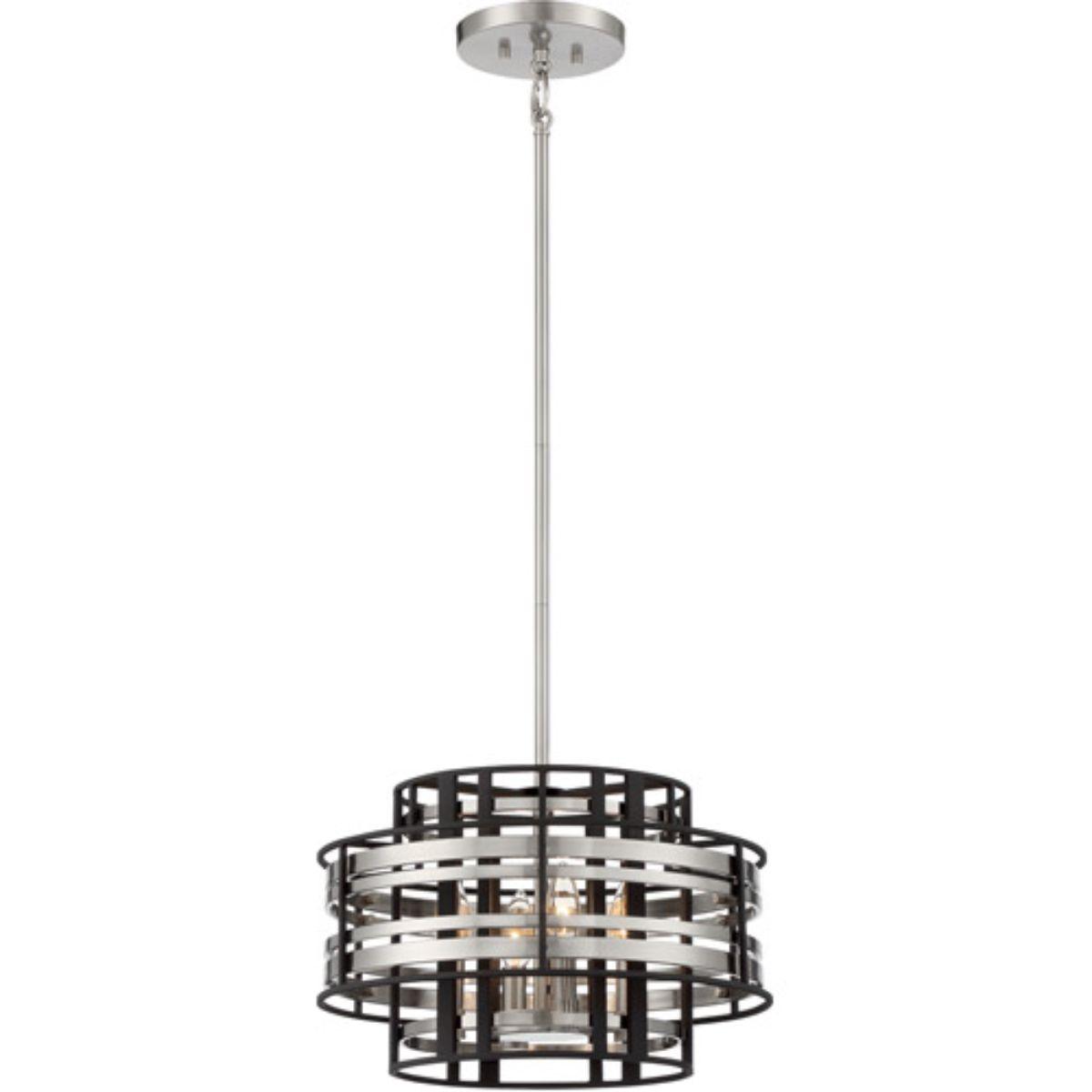 Presten 16 in. 4 lights Pendant Light Brushed Nickel Finish - Bees Lighting