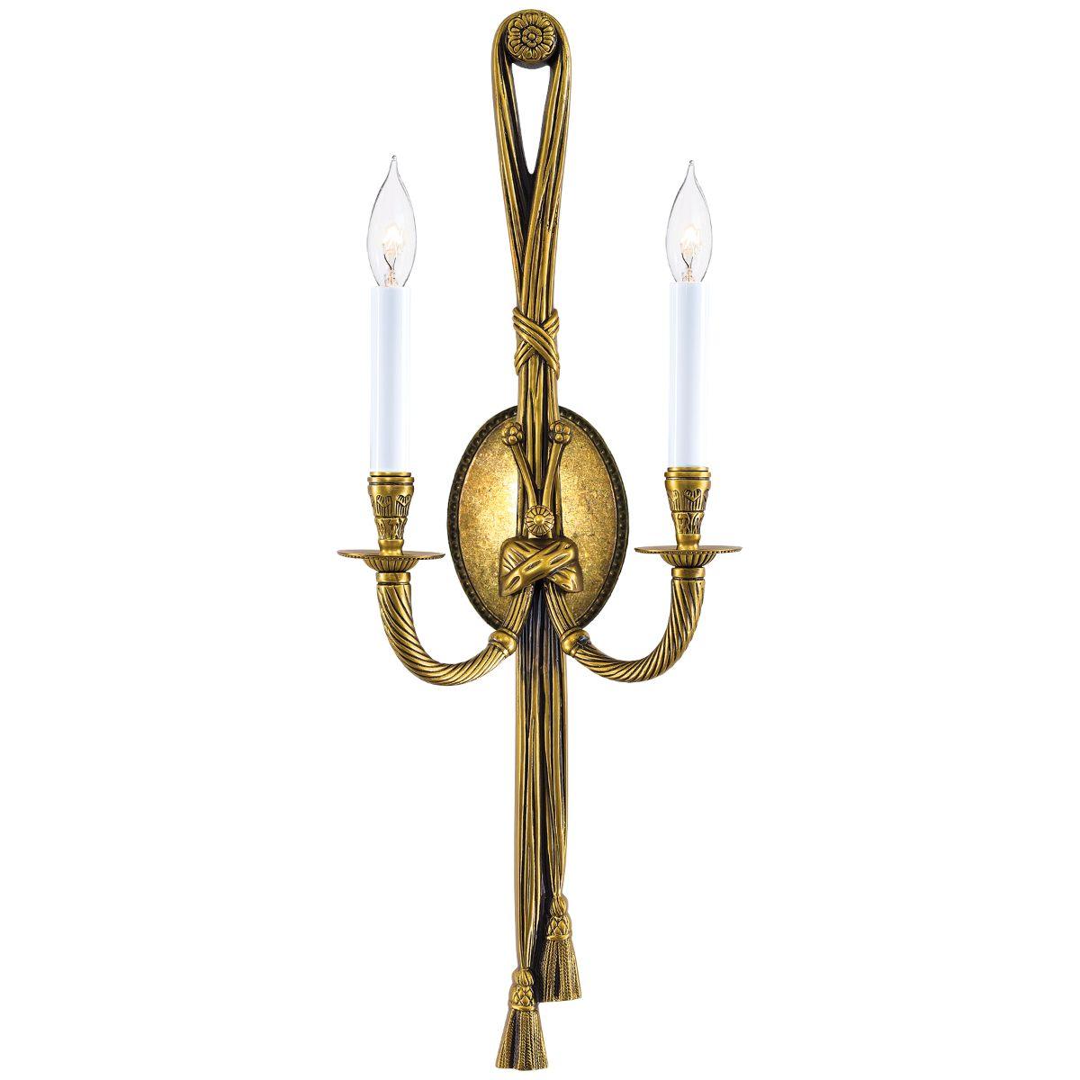 Metropolitan Oversized 25 in. 2 lights LED Vanity Light Gold Finish - Bees Lighting