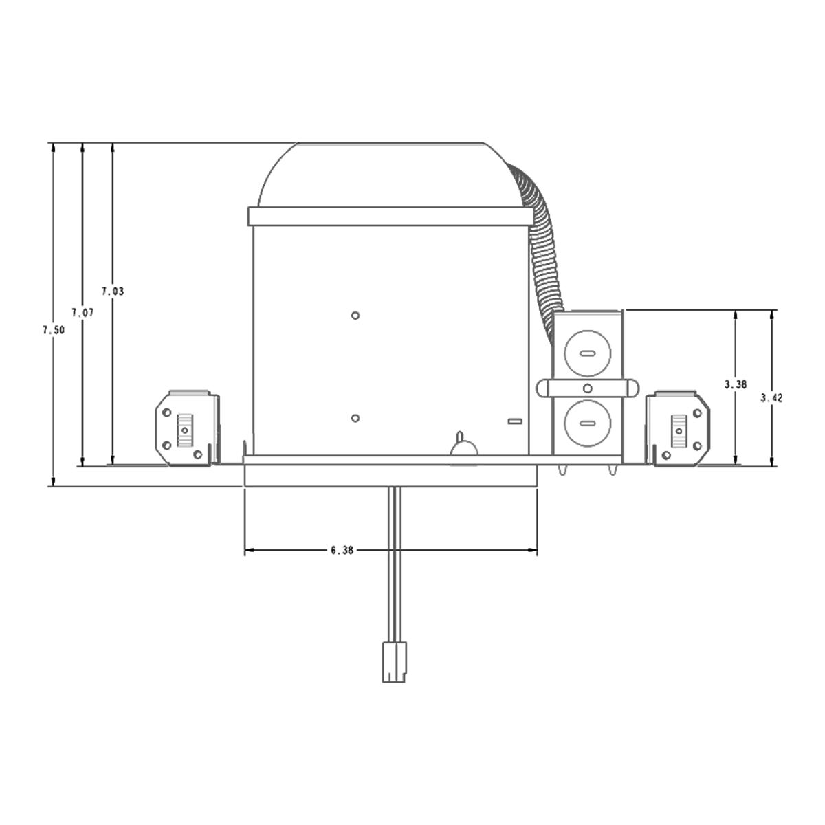 6" New Construction Recessed Housing, IC Rated - Bees Lighting