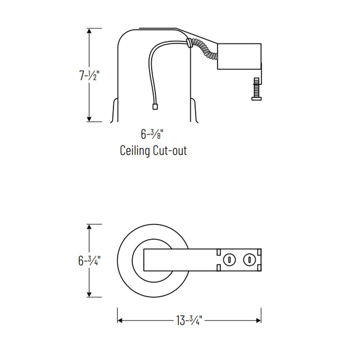 LED Remodel Housing, 6 in, IC Air-Tight, Quick Connect - Bees Lighting