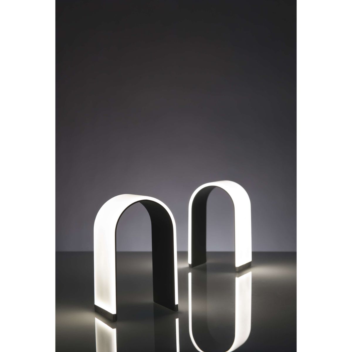 Mr. n Metallic Black Transitional LED Desk Lamp with USB Port - Bees Lighting