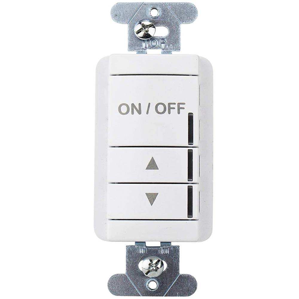 Single Channel Wallpod Switch with On/Off and Raise/Lower Control
