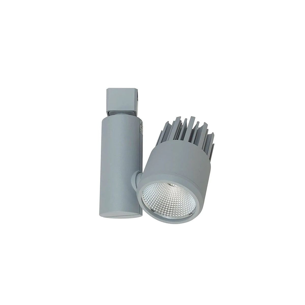 Aiden LED Track Head 15W 1300 Lumens 3000K, Halo, 19° / 40°, Silver - Bees Lighting