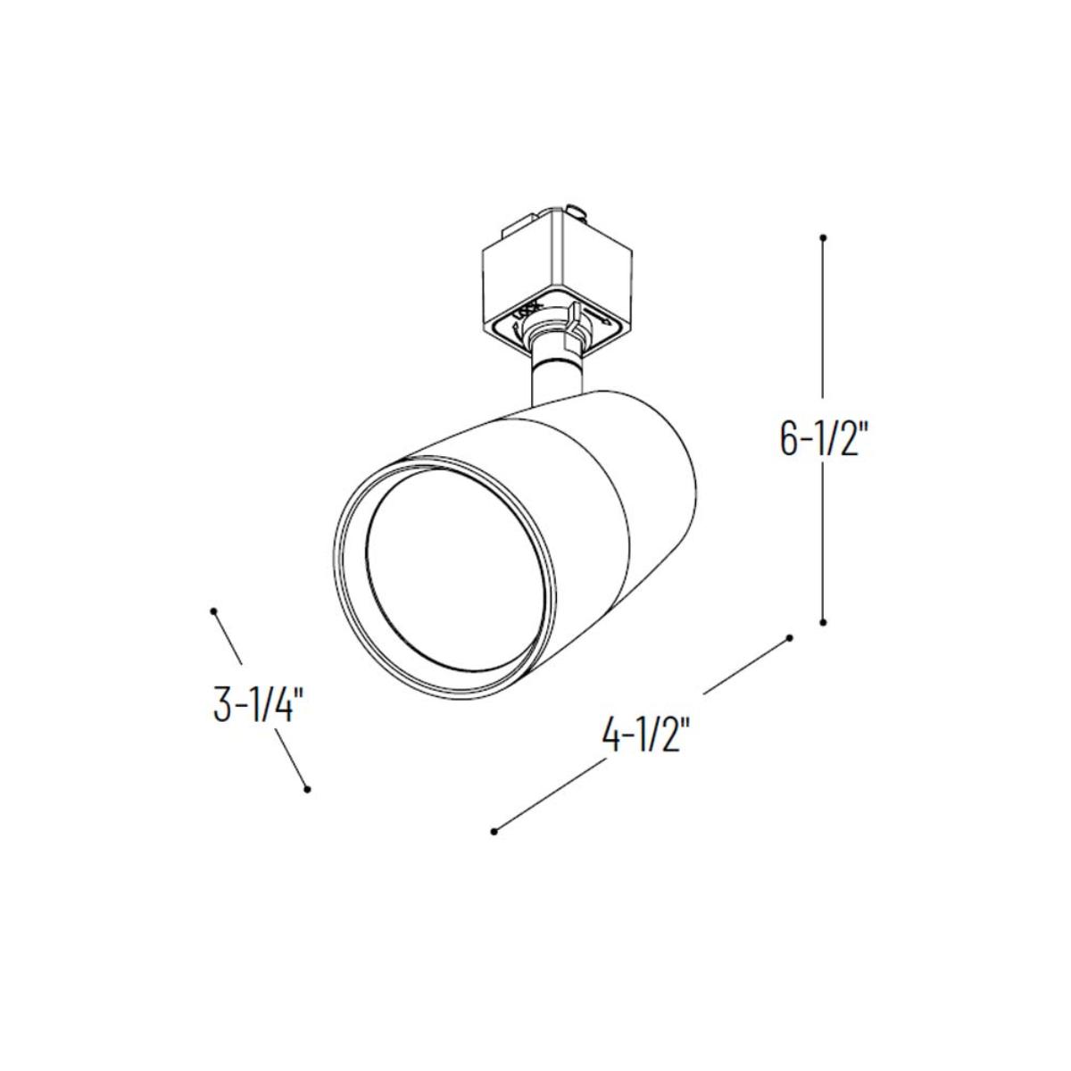 Mac XL LED Track Head 18W 1100 Lumens Halo (H) - Bees Lighting