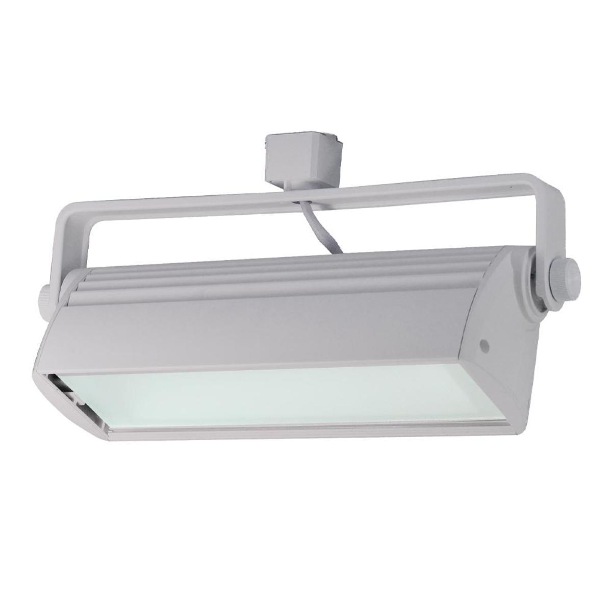 T-Wash LED Wall Wash Track 33W 3000 Lumens 3000K Halo (H) Silver finish - Bees Lighting