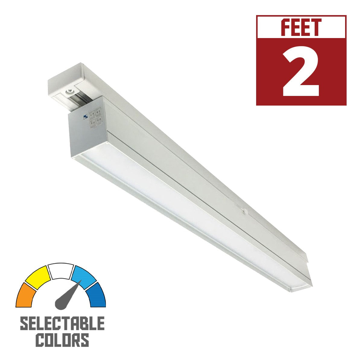 T-Line 2 ft LED Linear Track Bar 20W 1600 Lumens Selectable CCT 30K/35K/40K Halo (H) - Bees Lighting