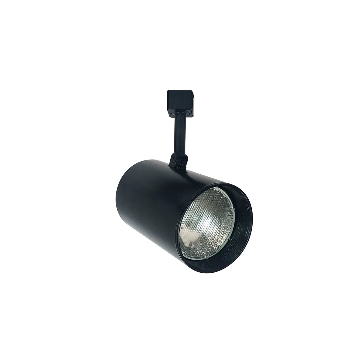 Flatback Cylinder Track Head with Baffle 75W Max. PAR30, Halo, Black - Bees Lighting
