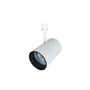 Flatback Cylinder Track Head with Baffle 75W Max. PAR30, Halo, White - Bees Lighting