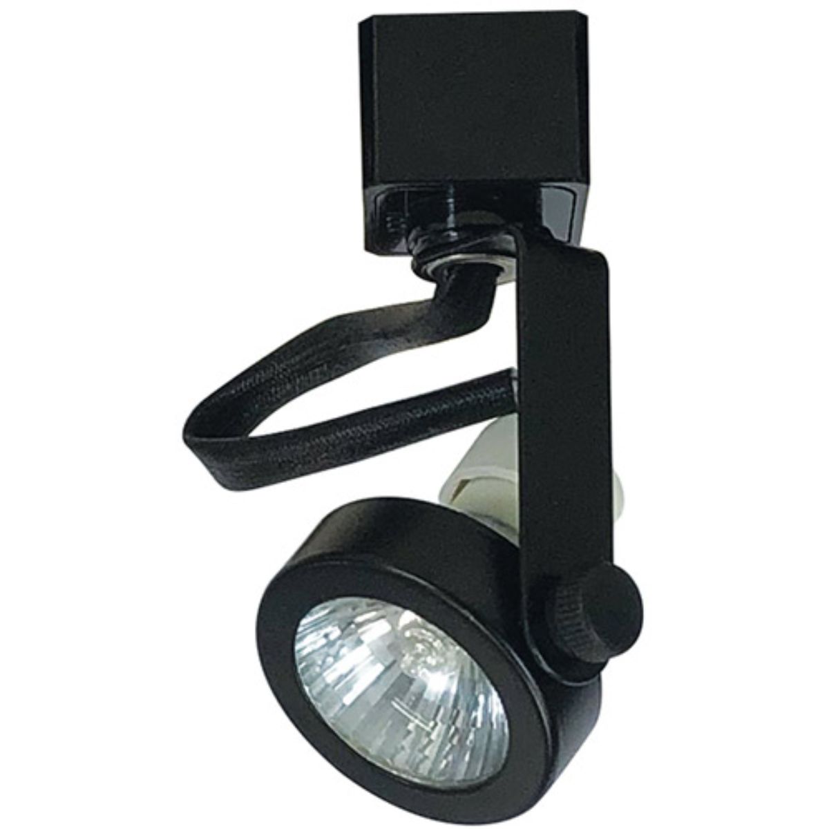 Gimbal Ring Track Head 50W Max. MR16, Halo, Black - Bees Lighting