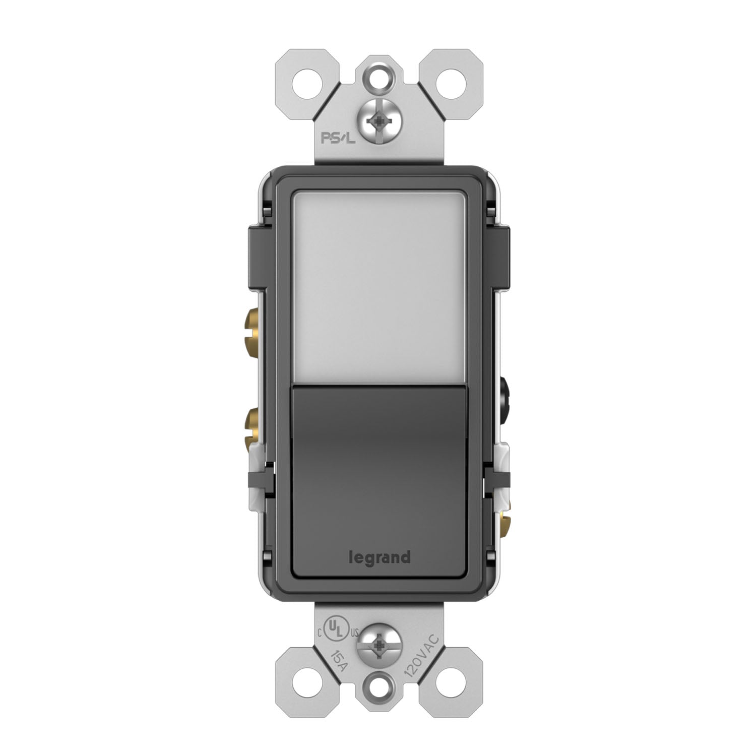 radiant 3-Way Rocker Switch with Night Light - Bees Lighting