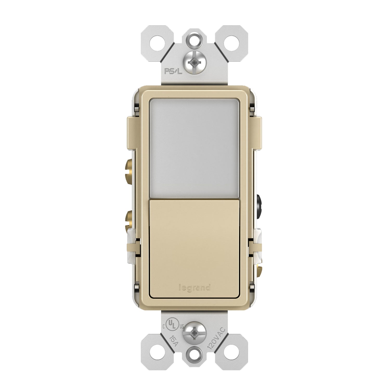 radiant 3-Way Rocker Switch with Night Light - Bees Lighting