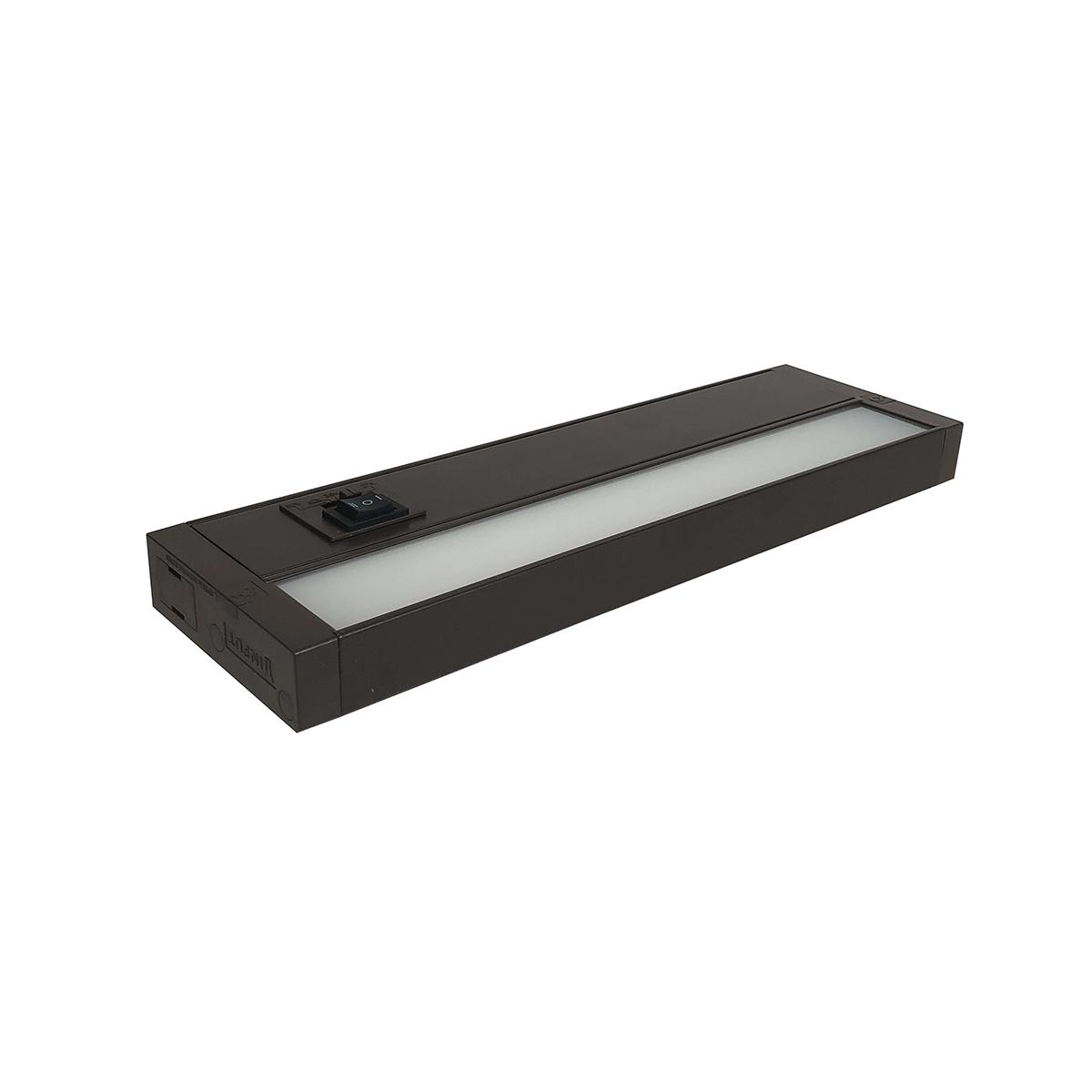LEDUR 42in. Edge-Lit Under Cabinet LED Light, 275|475 Lm, Selectable 2700K to 5000K, 120V - Bees Lighting