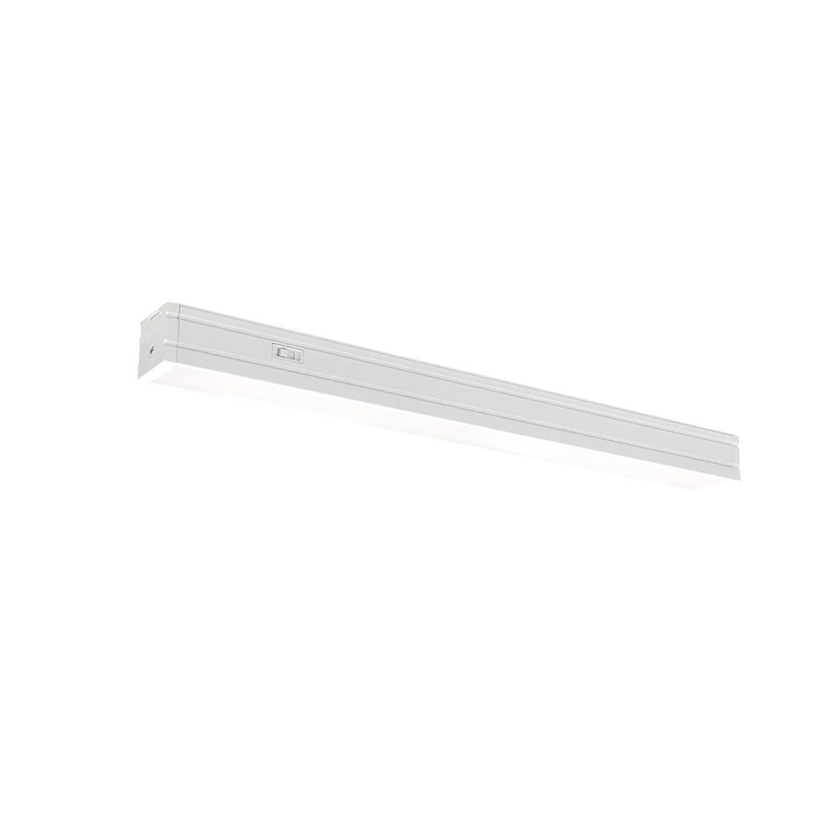 24" Low-Profile LED Bravo FROST Under Cabinet Light, Tunable White, 120V - Bees Lighting