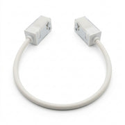 24 in SideFlex flexible tape-to-tape connector, white end blocks with cable loop