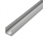 Aluminum extrusion channel with diffuser slot, gray finish for LED strip lighting