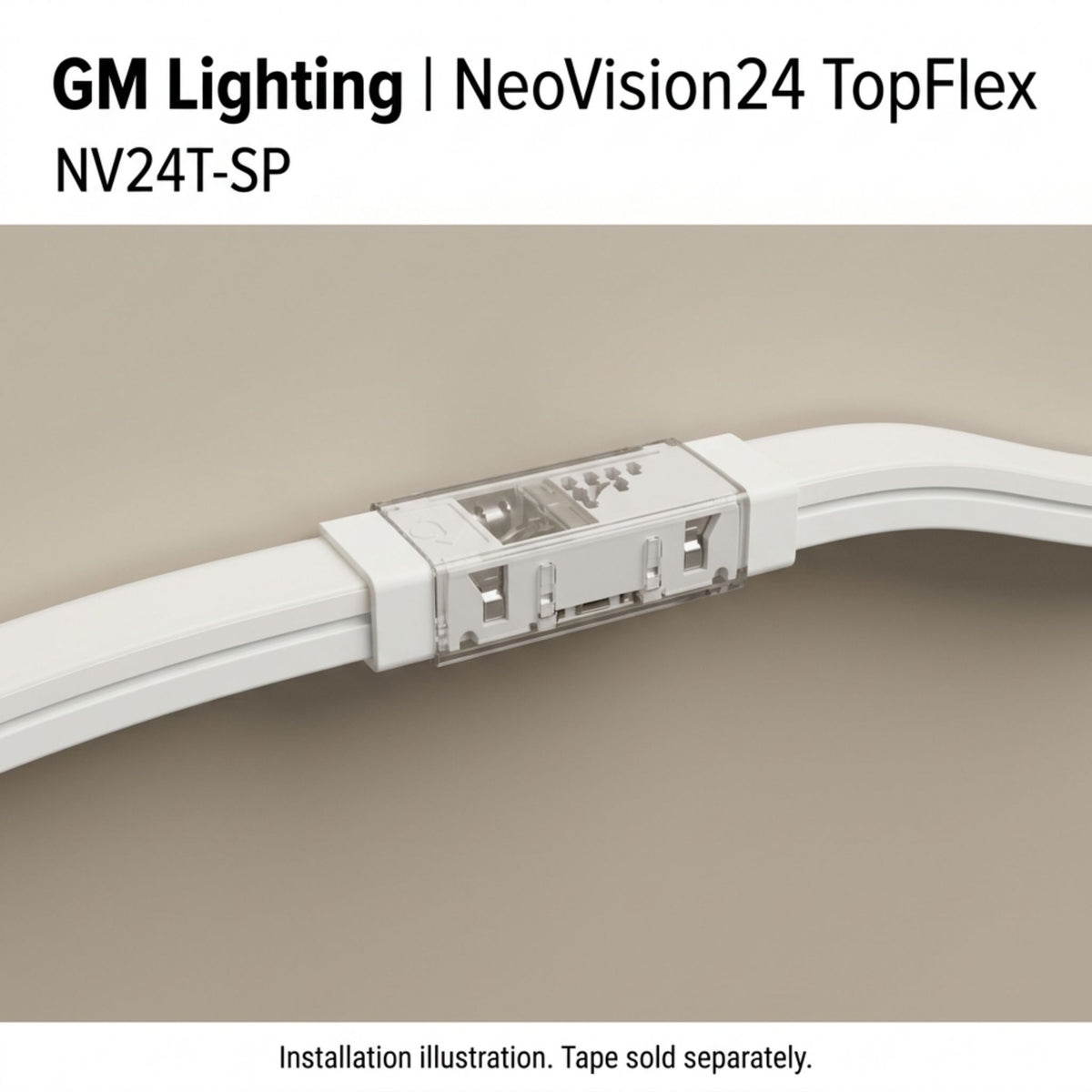 GM Lighting NeoVision24 TopFlex NV24T-SP Tape-to-Tape Splice Connector