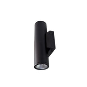 LED Outdoor Cylinder Wall Light, Up/Down Light, 35W, 3000lm, 30K/40K/50K, 120-277V, Bronze - Bees Lighting