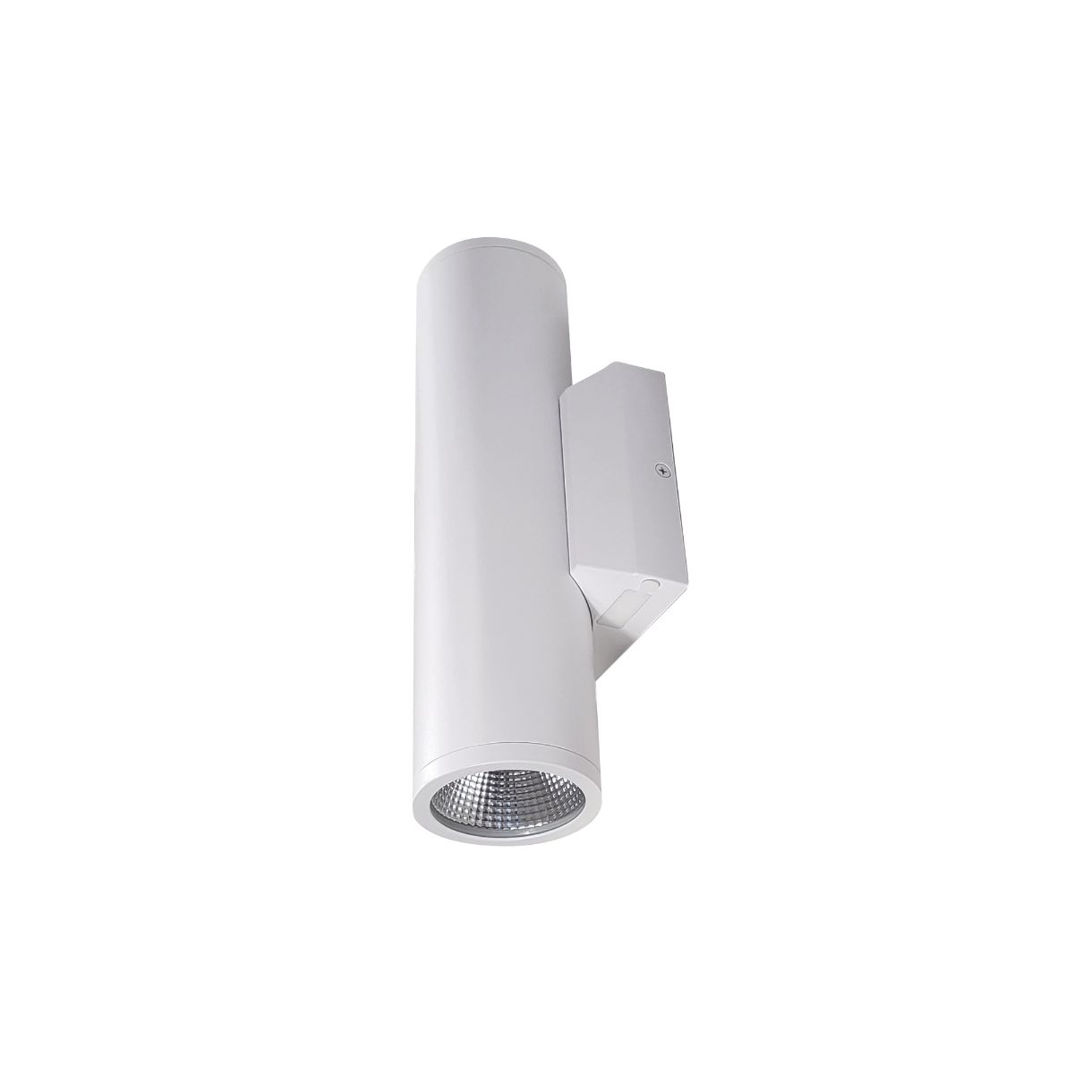 LED Outdoor Cylinder Wall Light, Up/Down Light, 35W, 3000lm, 30K/40K/50K, 120-277V, White - Bees Lighting