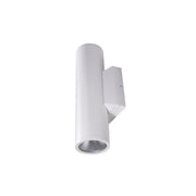 LED Outdoor Cylinder Wall Light, Up/Down Light, 35W, 3000lm, 30K/40K/50K, 120-277V, White - Bees Lighting