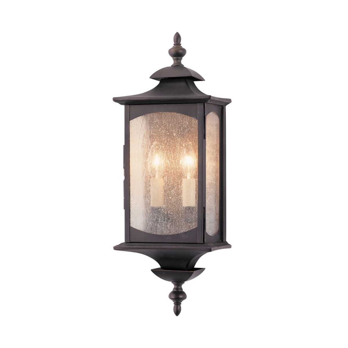 Market Square 19 In. 2 Lights Outdoor Wall Sconce Bronze Finish
