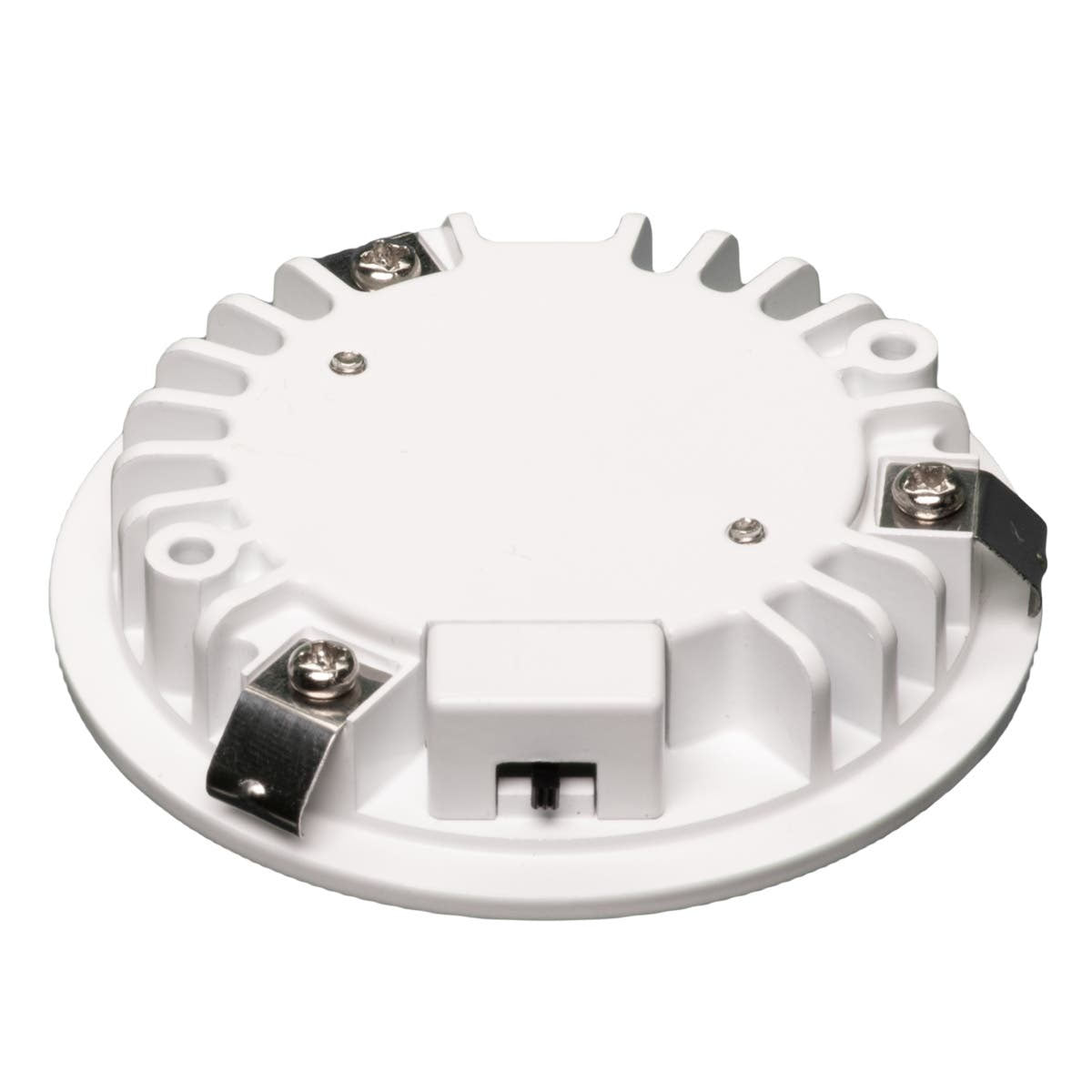 Omni Slim LED Puck Light, 280 Lumens, 27K|30K|40K, 24VDC, White & Black Trim - Bees Lighting