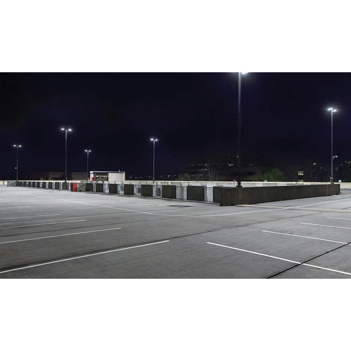 LED Pole Light, 22000 Lumens, 4000K, 120/277V, Type III