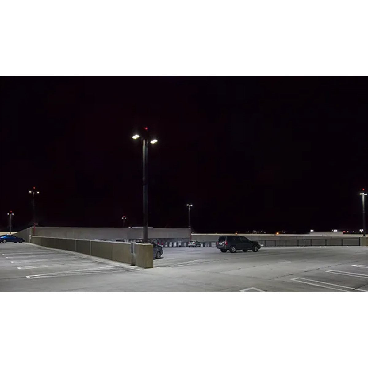 LED Pole Light, 22000 Lumens, 4000K, 120/277V, Type III