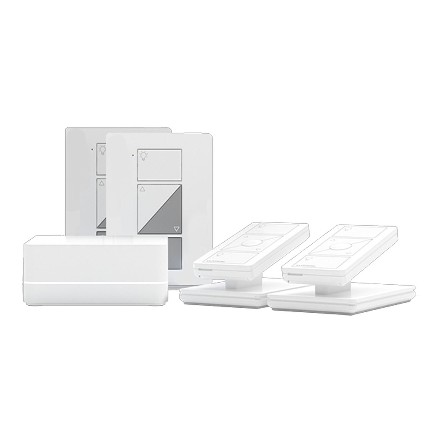 Caseta Wireless Smart Plug-In Dimmer Switch (2 count) Smart Bridge, Pico Remote Control Kit - Bees Lighting
