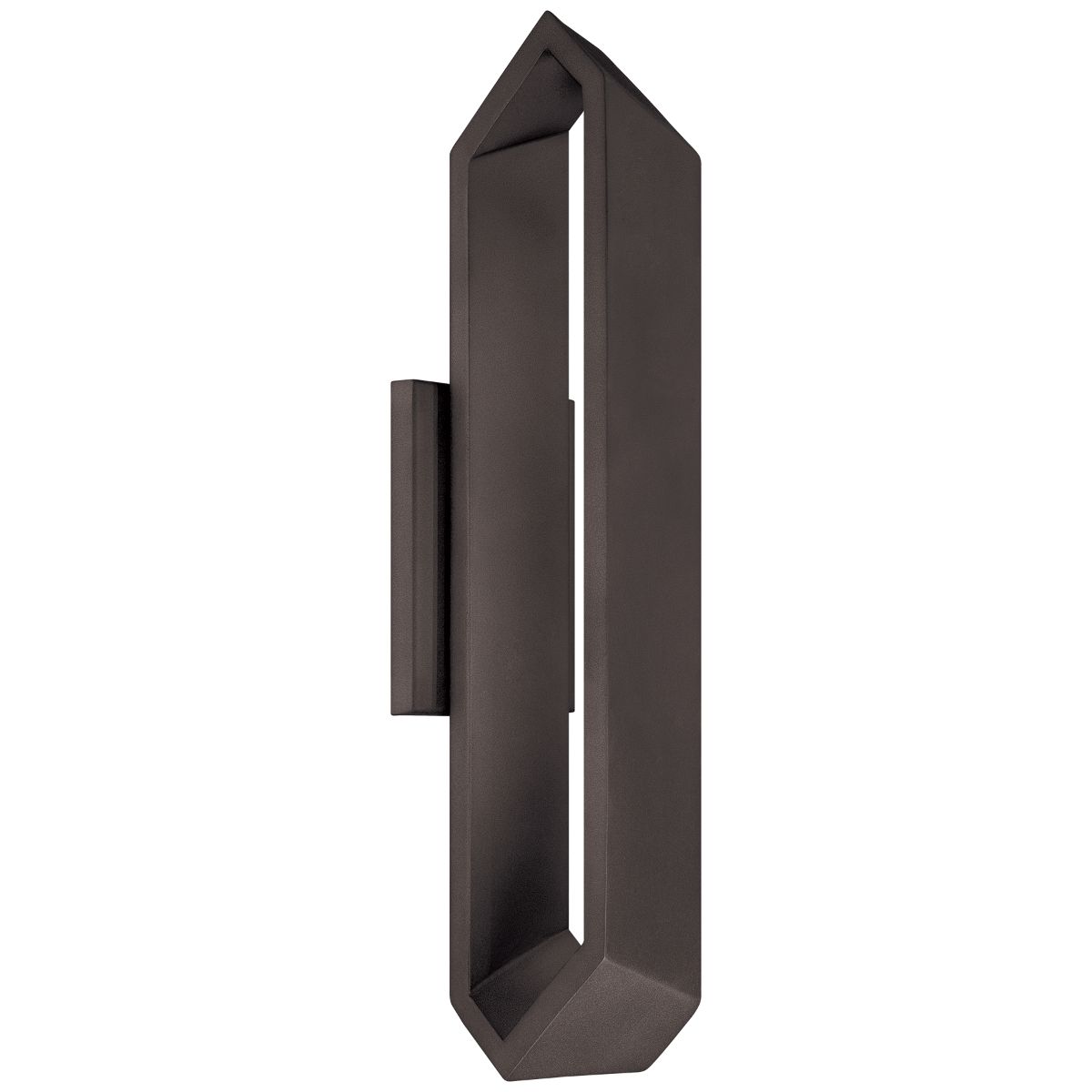 Pitch 19 in. LED Outdoor Wall Sconce Black Finish