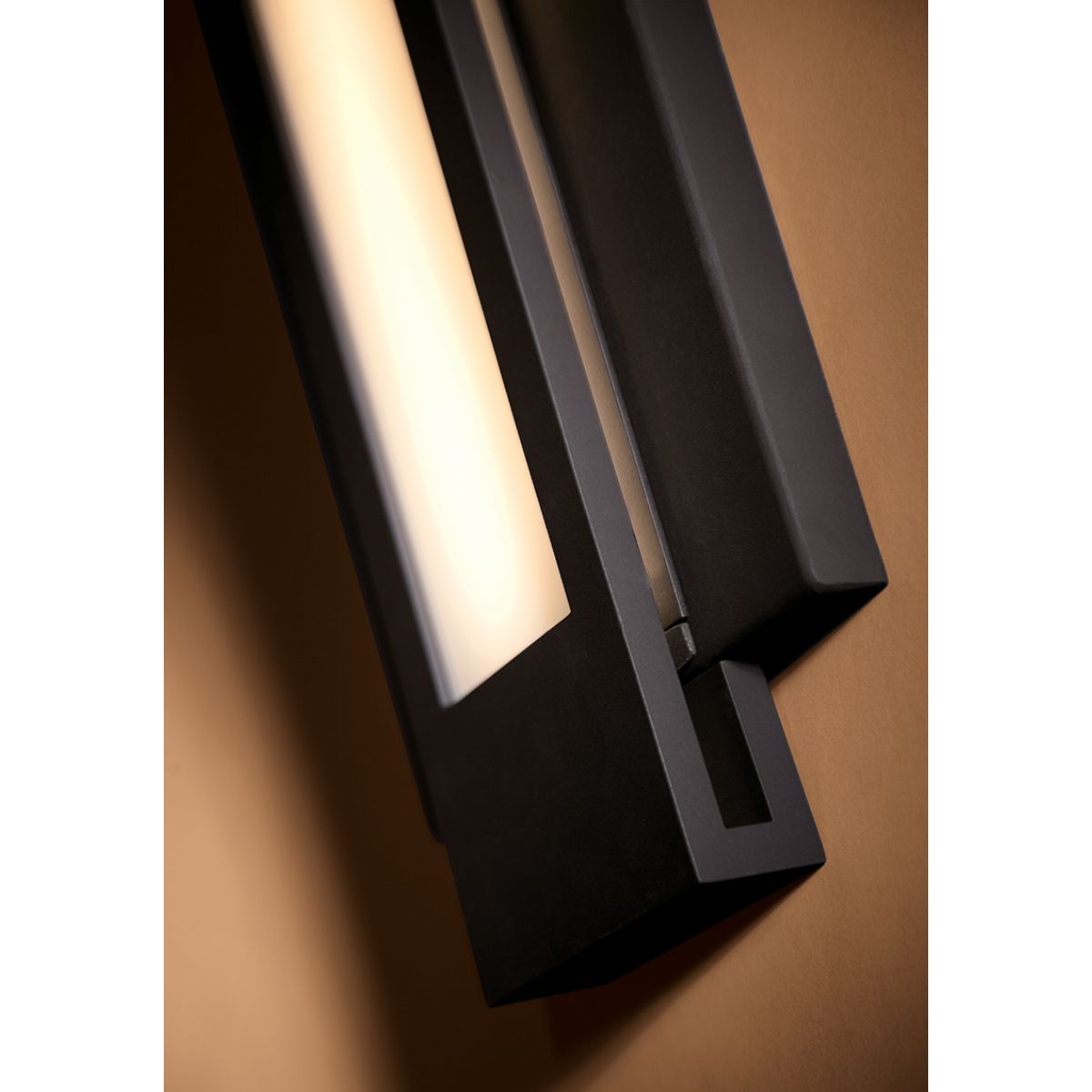 Insert 12 in. LED Outdoor Wall Sconce Bronze Finish