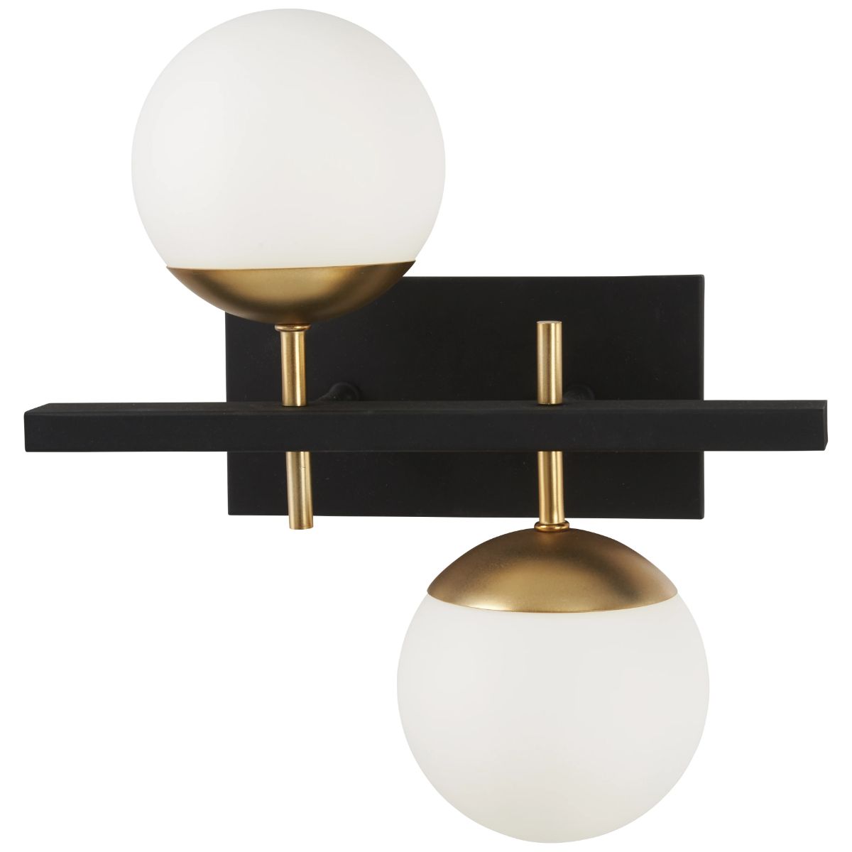 Alluria 16 in. Armed Sconce Black & Gold finish - Bees Lighting