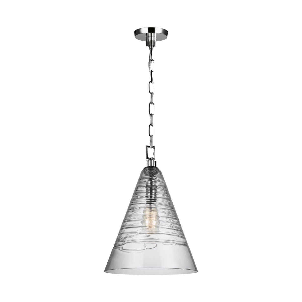 Elmore 12 in. Pendant Light Chrome Finish - Bees Lighting