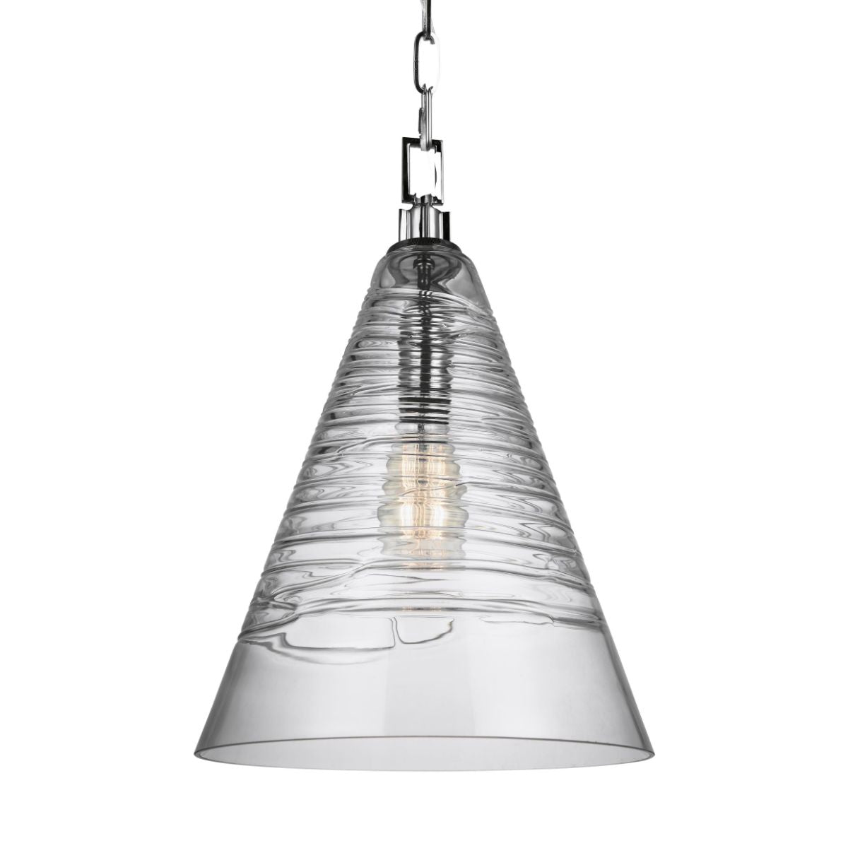 Elmore 12 in. Pendant Light Chrome Finish - Bees Lighting