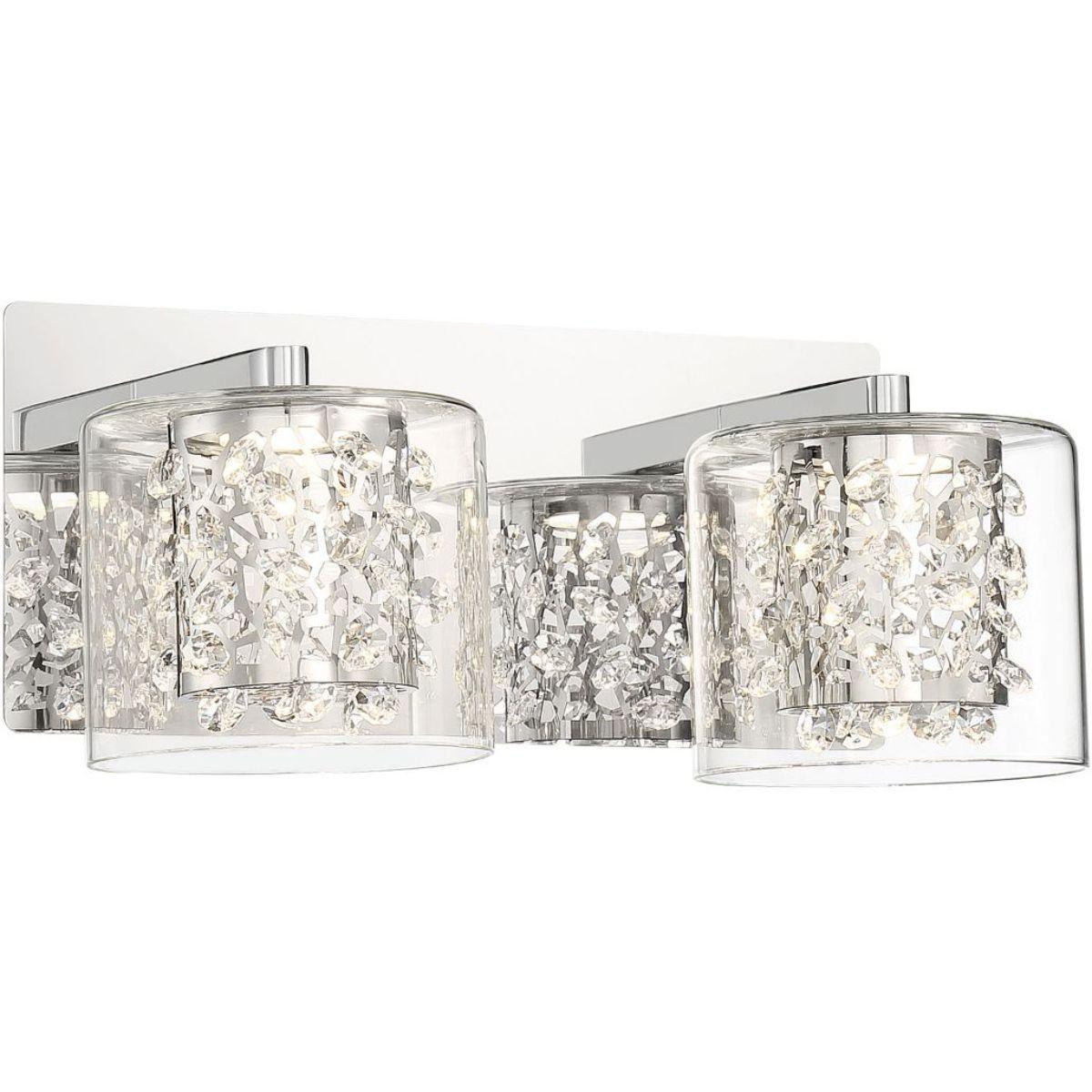 Wild Gems LED Vanity Light Chrome finish - Bees Lighting
