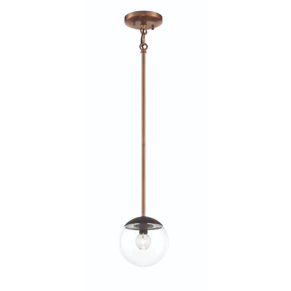Outer Limits 6 in. Pendant Light Bronze Finish