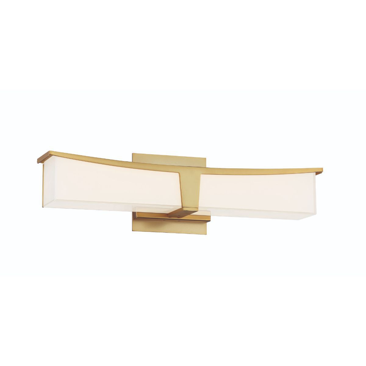 Plane 18 in. LED Bath Bar Gold finish - Bees Lighting