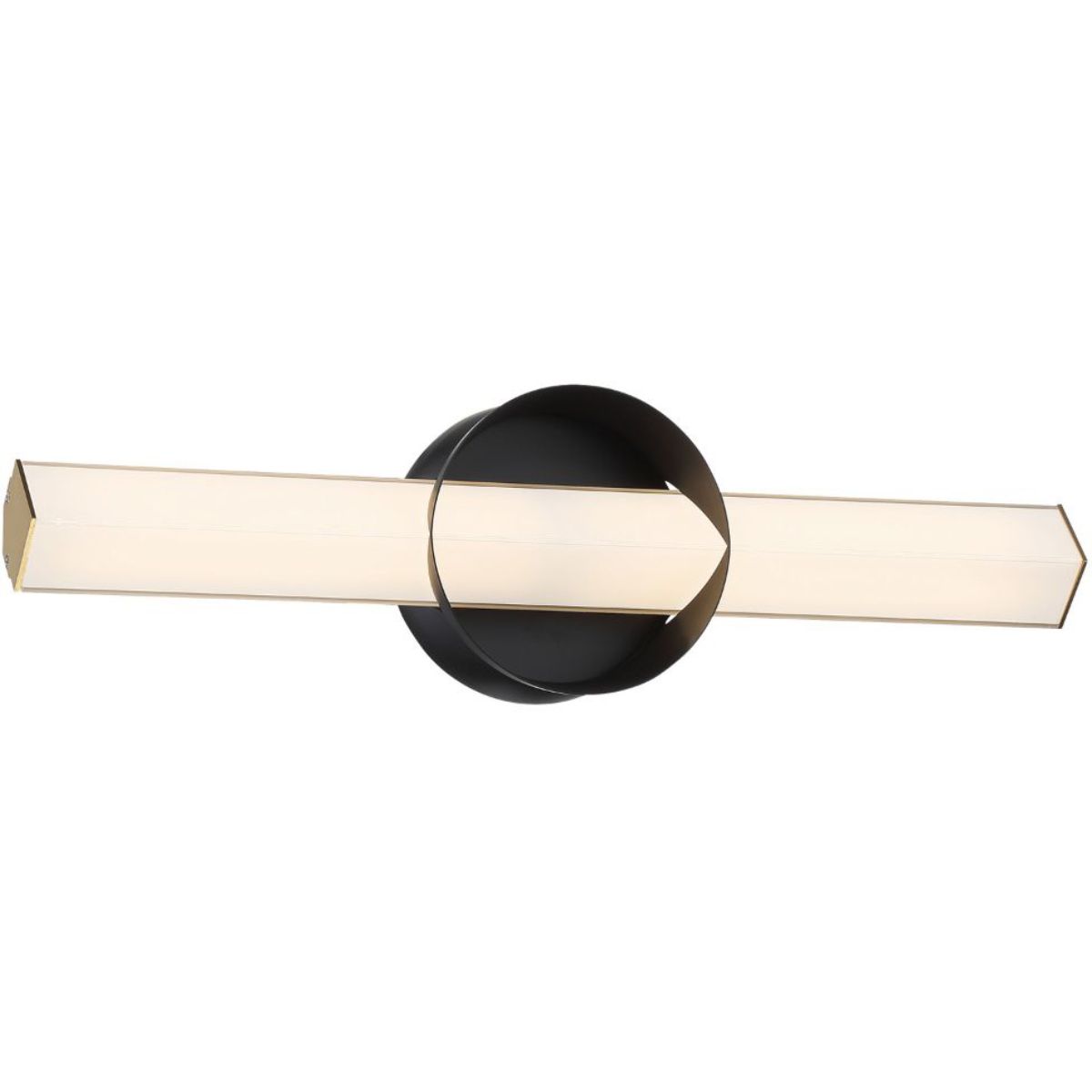 Inner Circle 18 in. LED Bath Bar Gold & Black finish - Bees Lighting