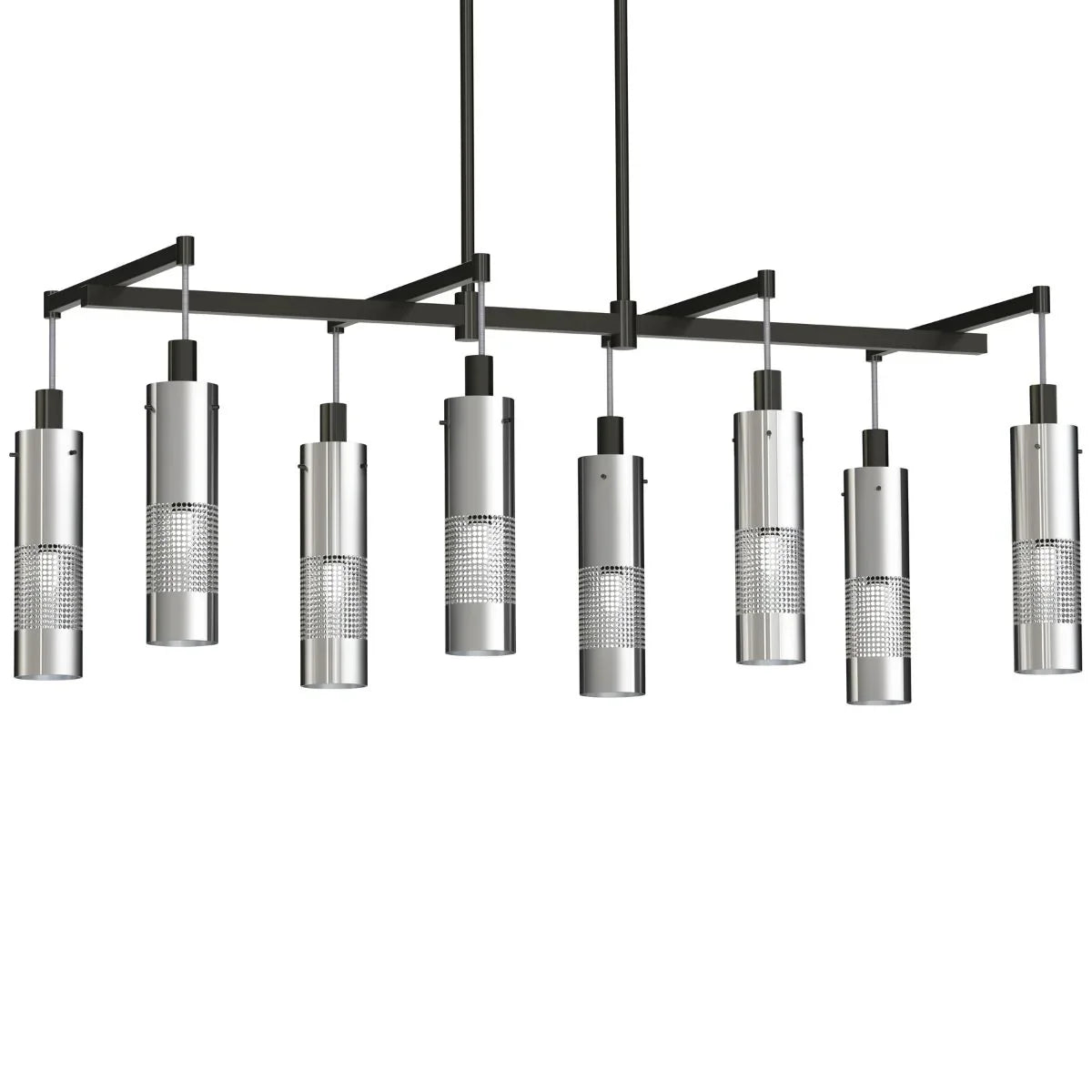 Grid 3 Pendant Light Brushed Nickel finish - Bees Lighting
