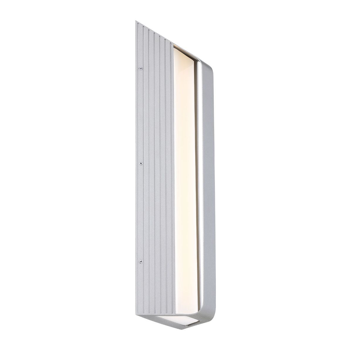 Launch 24 in. LED Outdoor Wall Sconce Silver Finish