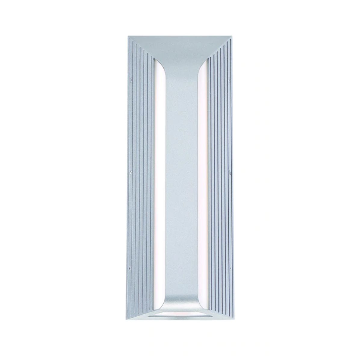 Launch 24 in. LED Outdoor Wall Sconce Silver Finish