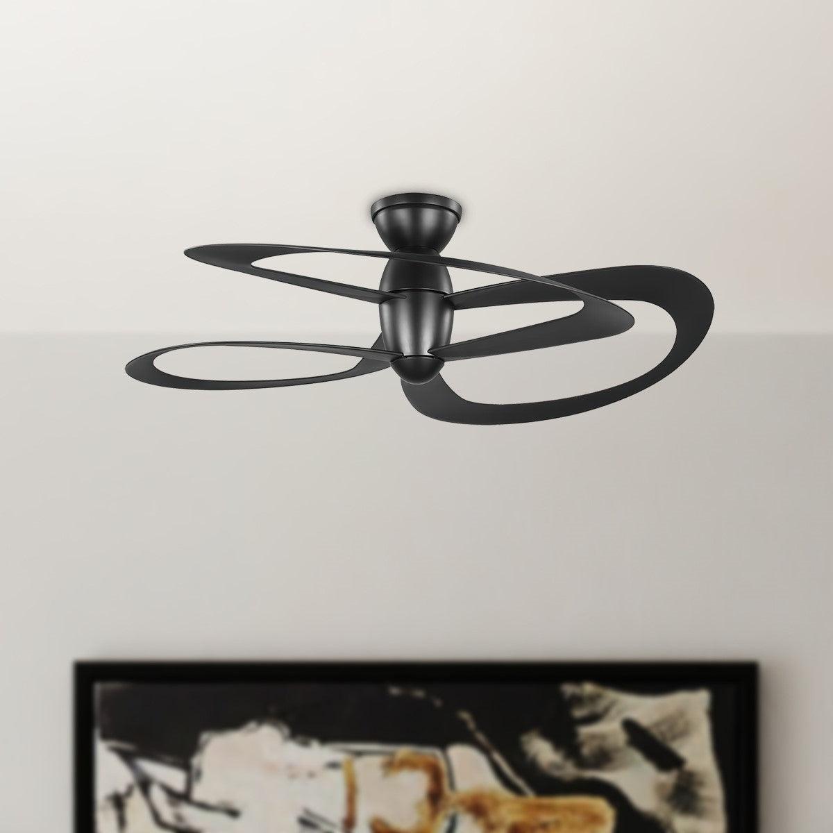 Willacy 48 Inch Flush Mount Outdoor Smart Ceiling Fan With Remote