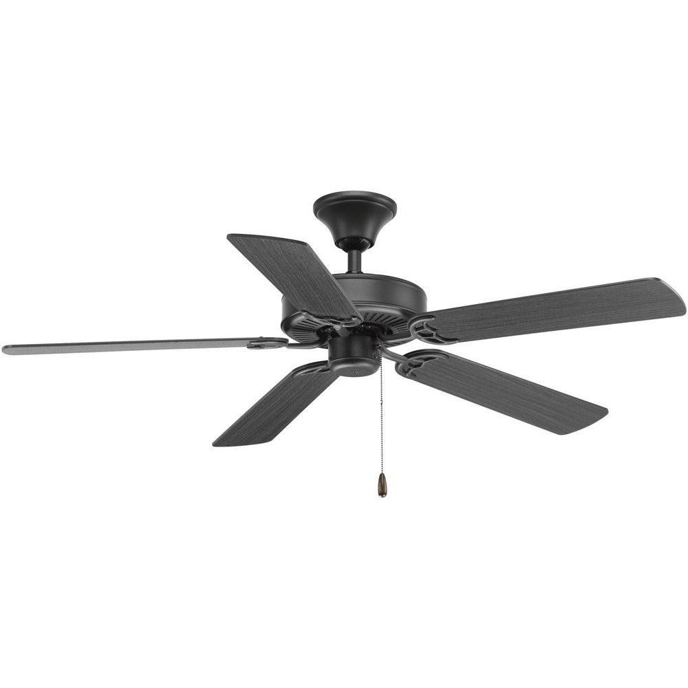 AirPro Builder 52 Inch Ceiling Fan With Pull Chain, Reversible Blades, Dual-mount
