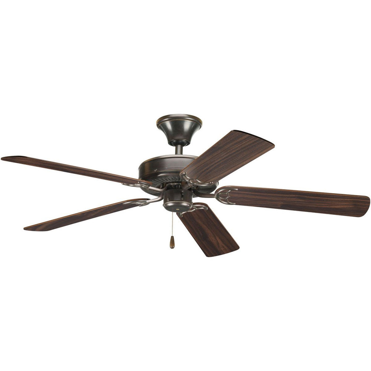 AirPro Builder 52 Inch Ceiling Fan With Pull Chain, Reversible Blades, Dual-mount